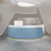 Curved Beauty Salon Bar Counter