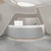 Curved Beauty Salon Bar Counter