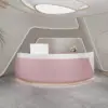 Curved Beauty Salon Bar Counter