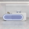 Curved Front Reception Desk - Stylish Cashier Solution