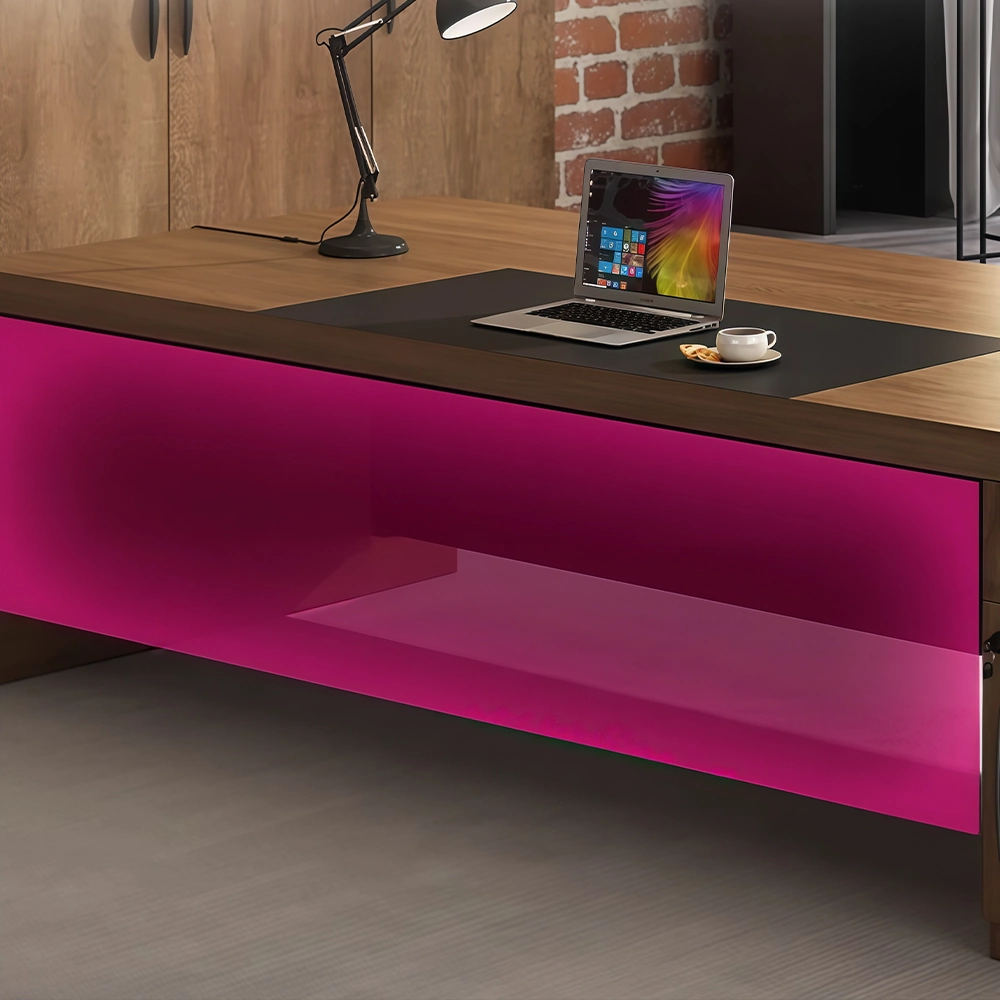 Minimalist Executive Office Desk and Chair