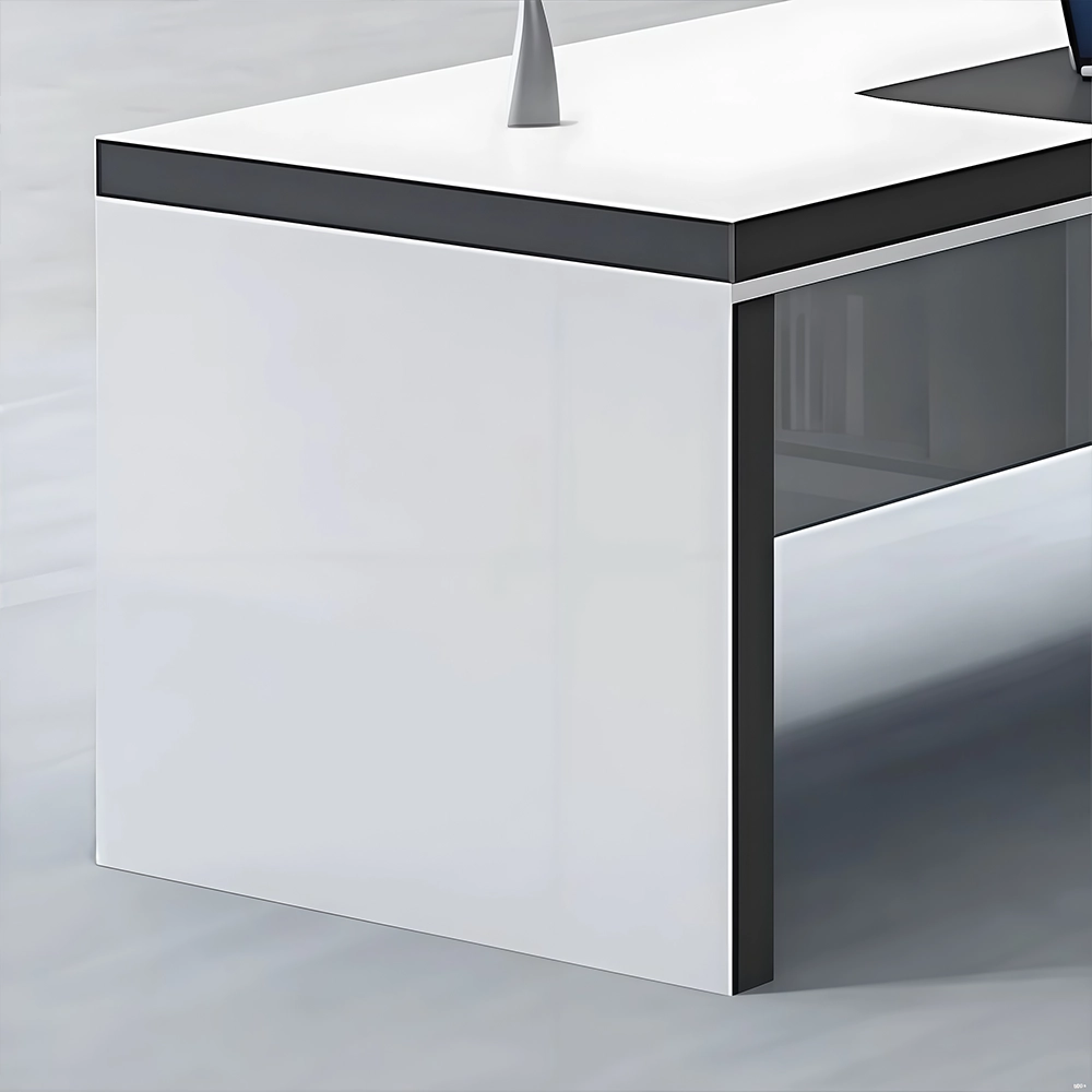 Modern and White Presidential Office Desk