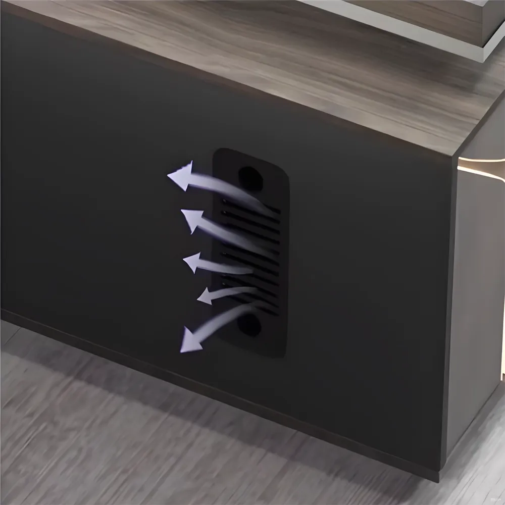 Dual-Drawer Executive Desk