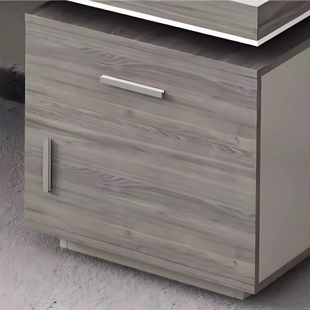 Manager's Office Desk and Chair Set, Cocoa Gray