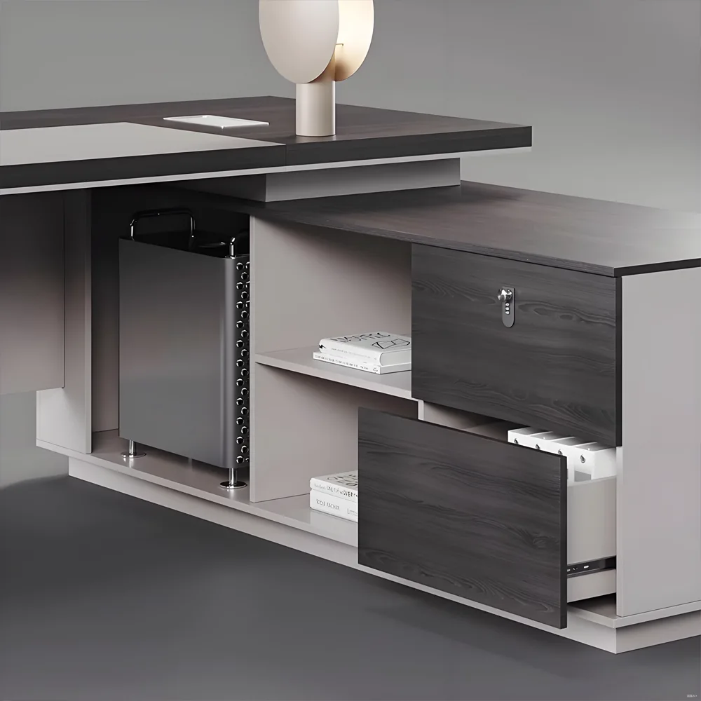Minimalist Luxe Executive Desk - Maoters
