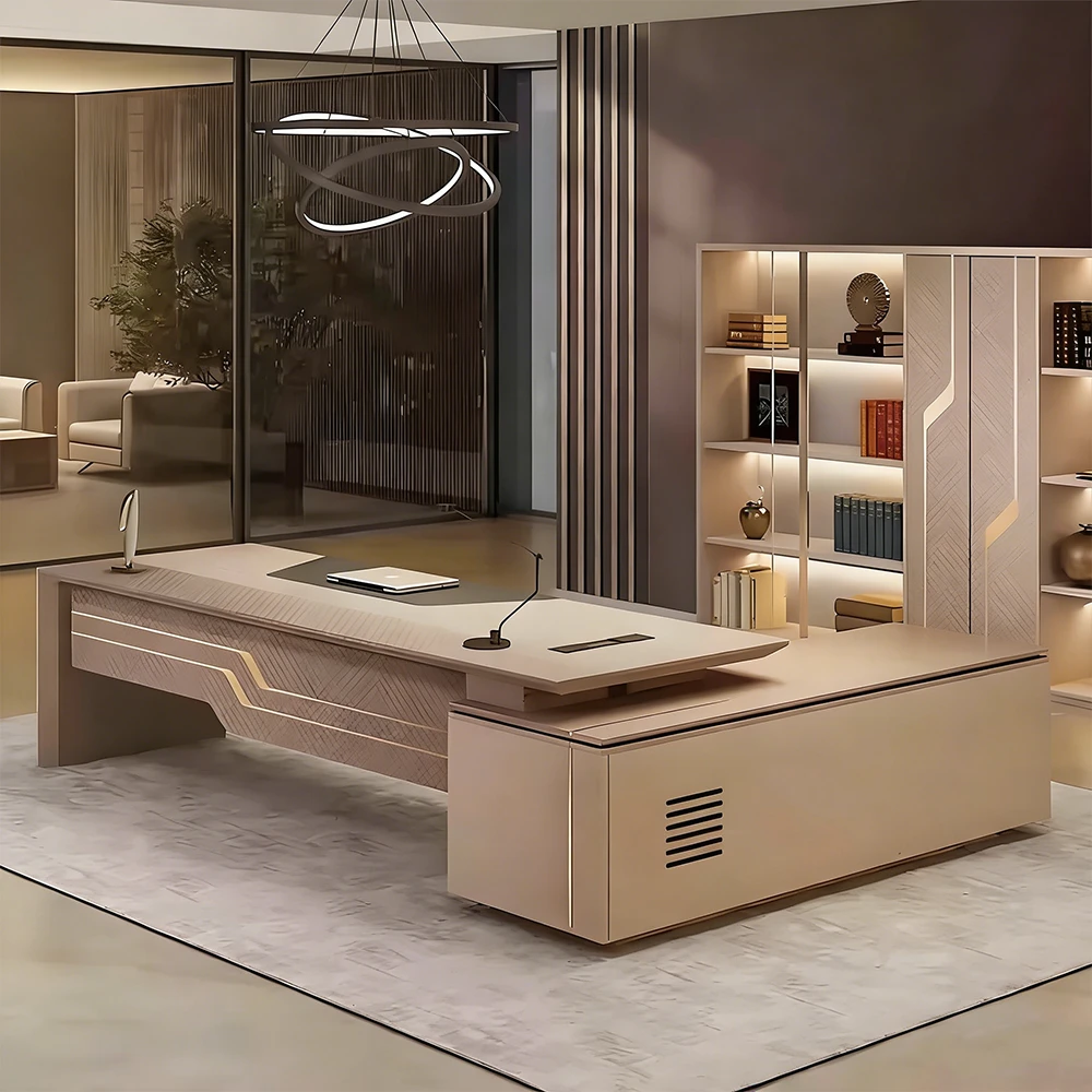 Luxurious Minimalist Office Desk Executive Desk