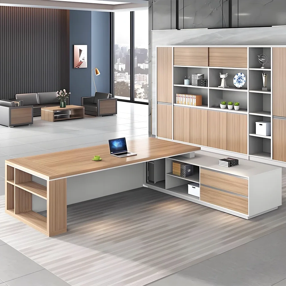 Minimalist Modern Chinese-Style Executive Desk