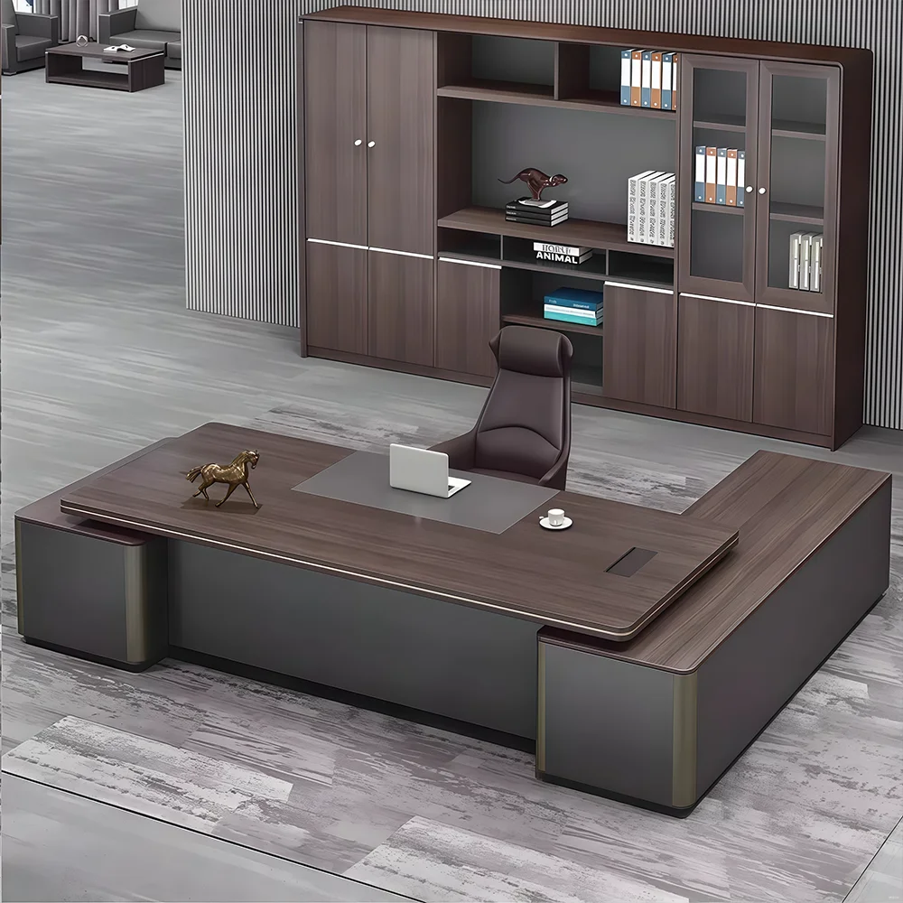 Luxurious Single Desk for Modern Office Executives
