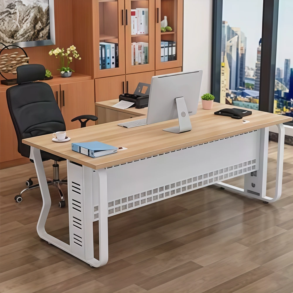Minimalist Modern Solo Executive Office Desk - Maoters