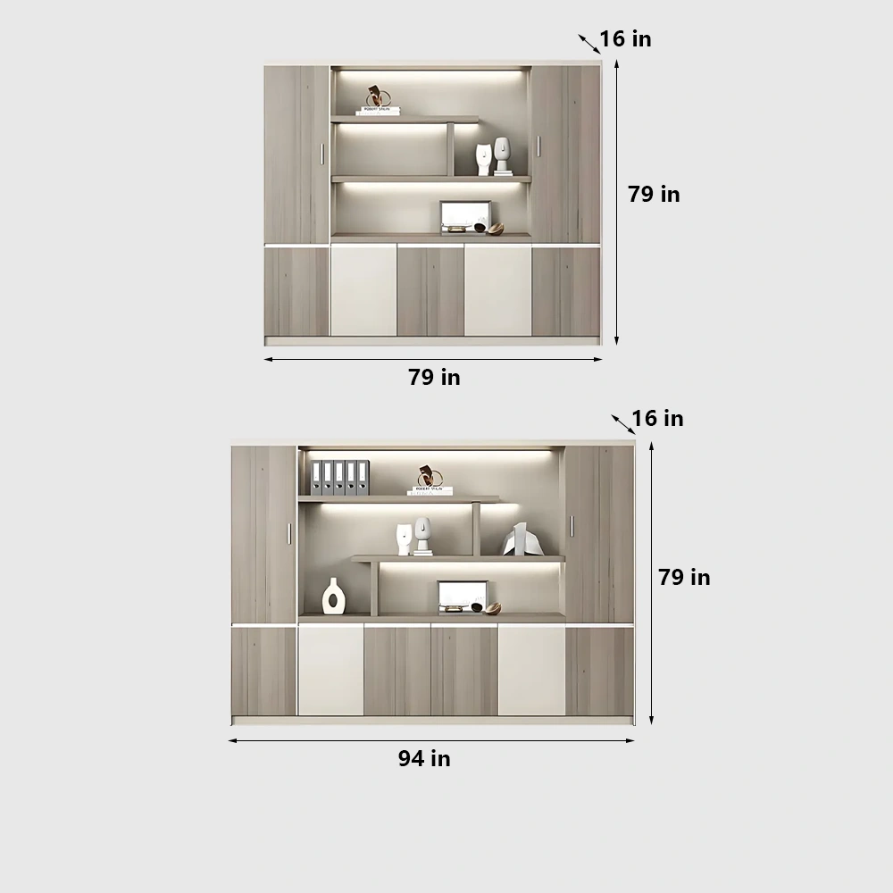 Manager's Office Desk and Chair Set, Cocoa Gray