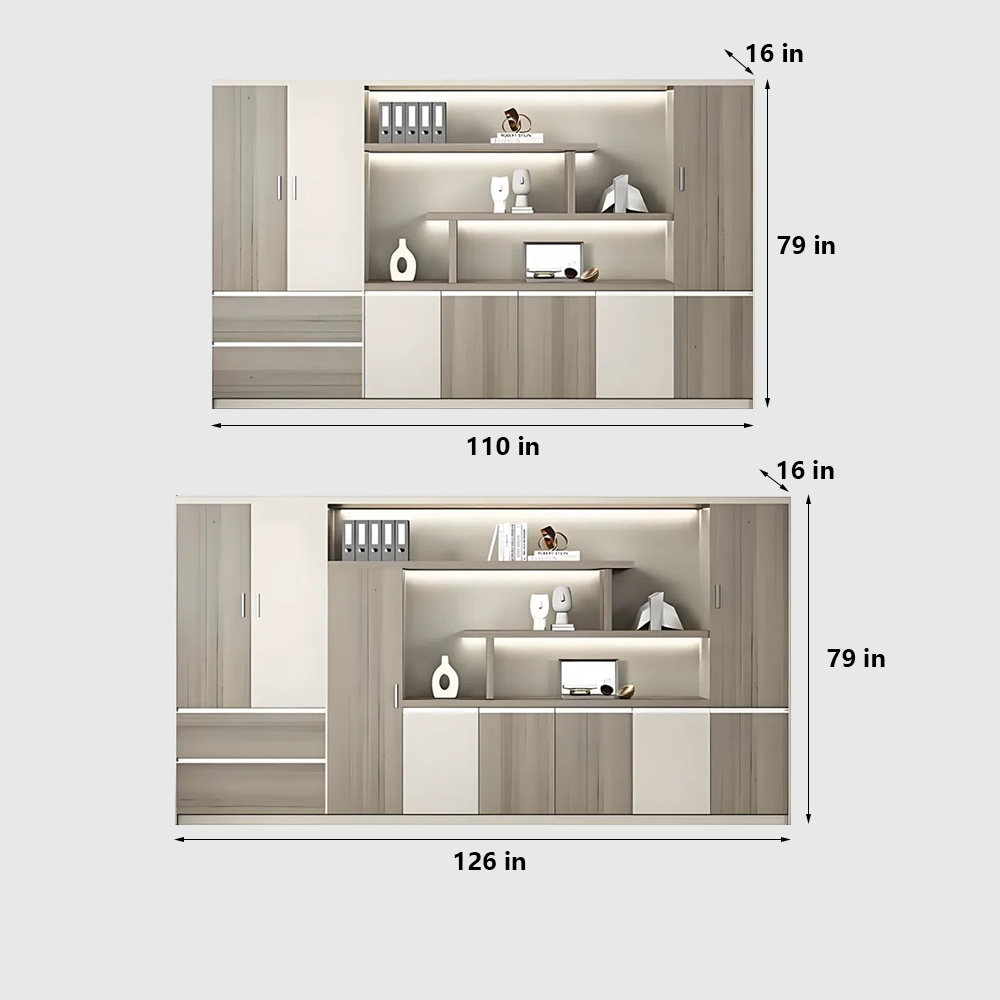 Manager's Office Desk and Chair Set, Cocoa Gray