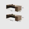 Minimalist Executive Office Desk and Chair