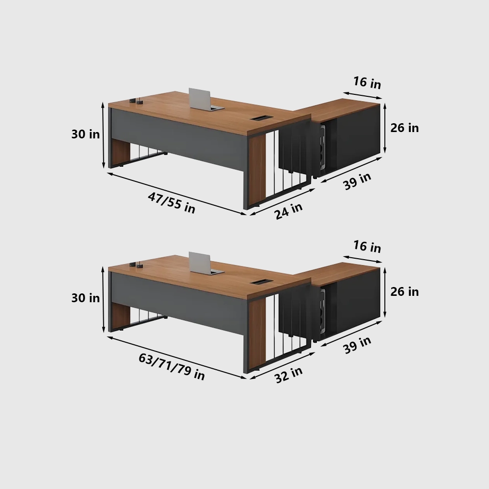 Manager Desks in Modern Minimalist Design