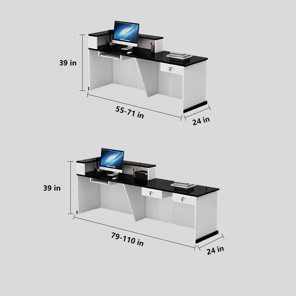 Elegant Company Reception Desk - Maoters