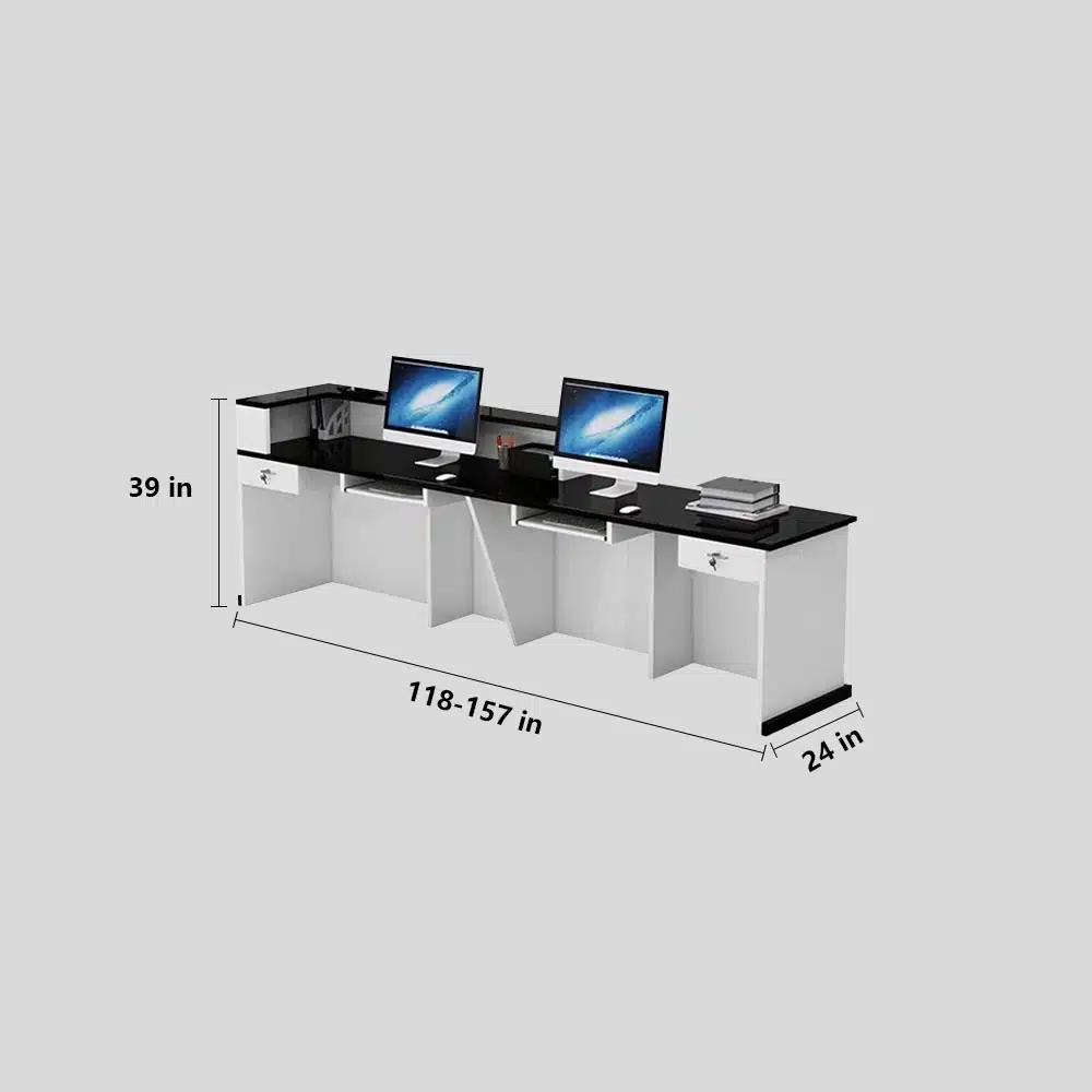 Elegant Company Reception Desk - Maoters