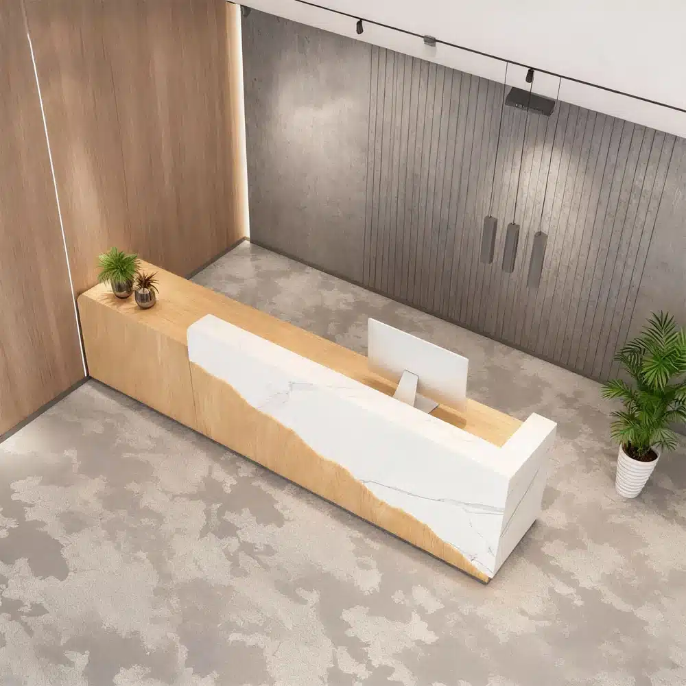 Elegant Front Desk Reception Counter