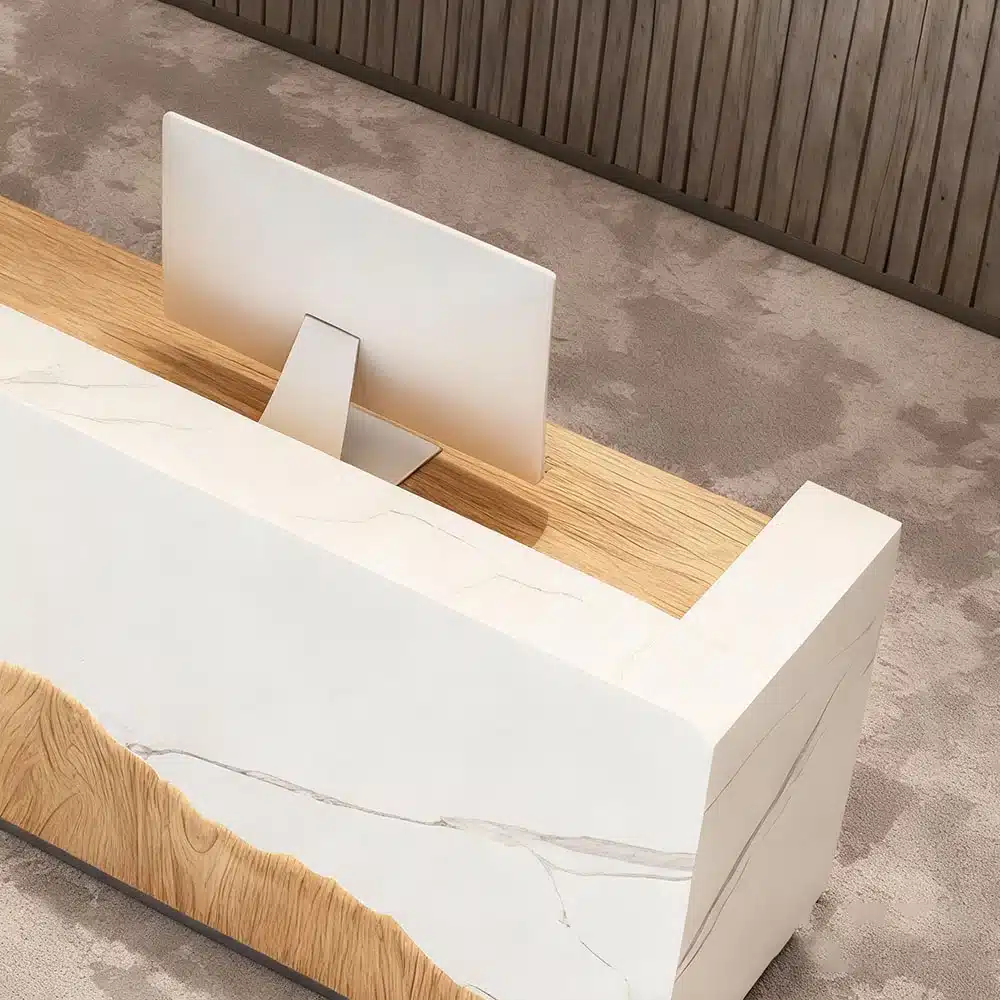 Elegant Front Desk Reception Counter