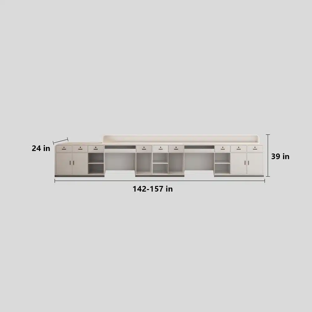 Elegant Front Desk Reception Counter