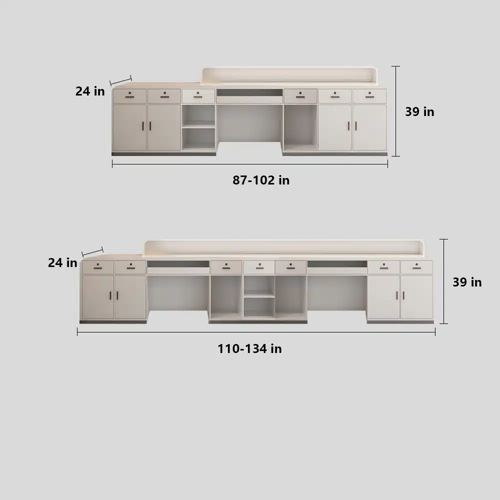 Elegant Front Desk Reception Counter
