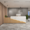 Elegant Front Desk Reception Counter