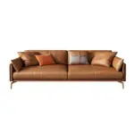 Genuine Leather Italian Style Luxury Sofa - Maoters
