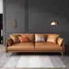 Genuine Leather Italian Style Luxury Sofa - Maoters
