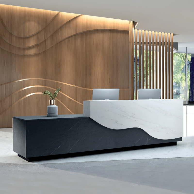 Imitation Marble Front Desk