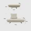 Italian Minimalist Beige Sofa - Maoters