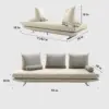 Italian Minimalist Beige Sofa - Maoters