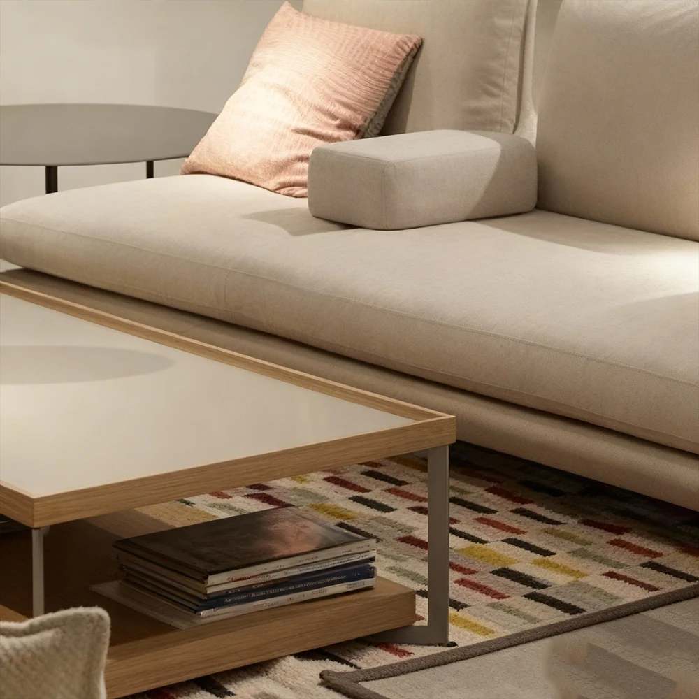 Italian Minimalist Beige Sofa - Maoters