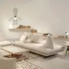 Italian Minimalist Beige Sofa - Maoters