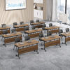 Foldable Training Desk with Wheels - Maoters