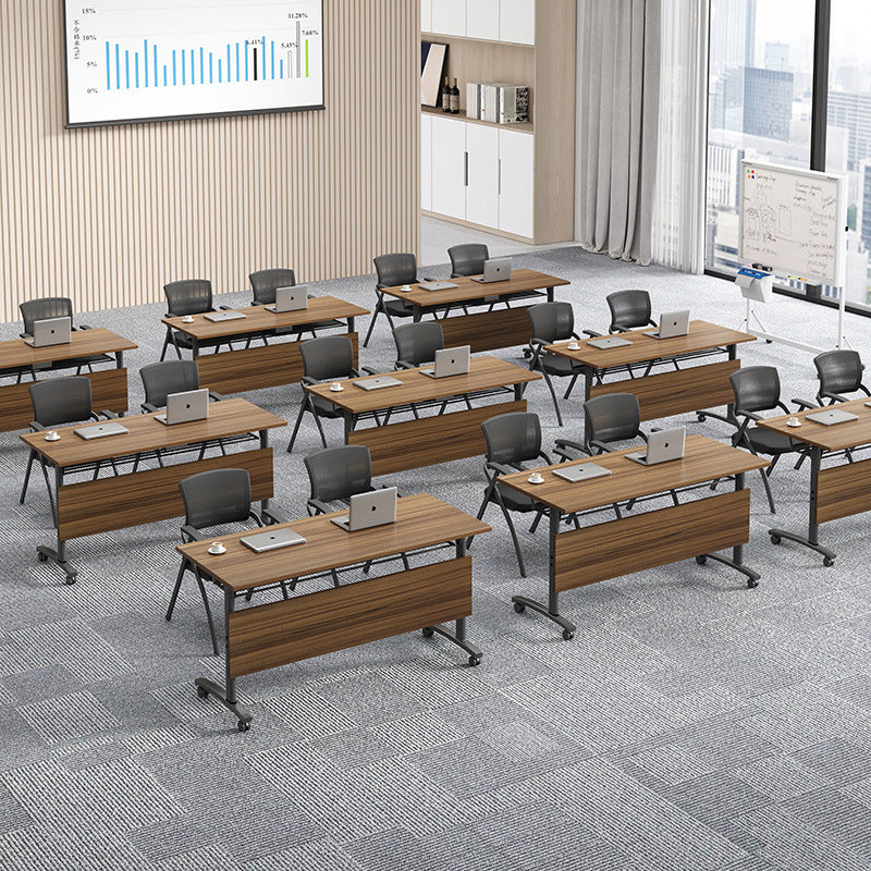 Foldable Training Desk with Wheels - Maoters