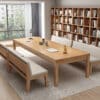 Elegant Solid Wood Minimalist Conference Table - Maoters