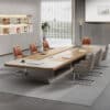 Efficient Modern Oval Conference Table