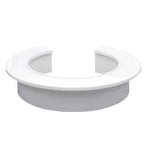 Creative Painted Round Conference Table - White
