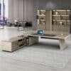 Executive Manager Desk Khaki - Large Workstation Office Desk