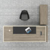 Executive Manager Desk Khaki - Large Workstation Office Desk