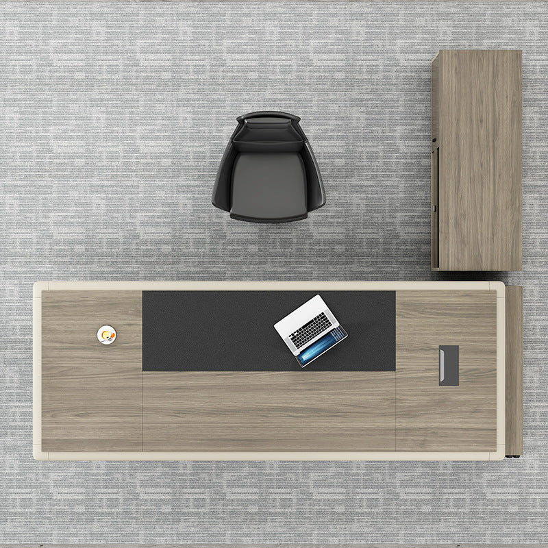 Executive Manager Desk Khaki - Large Workstation Office Desk