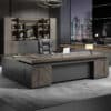 Elegant Vintage Executive Desk - Maoters