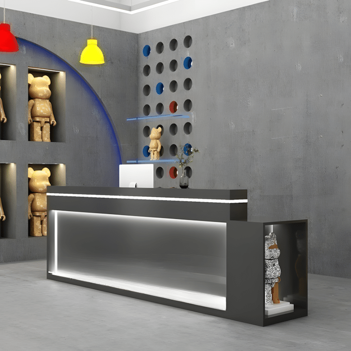 Modern Bar Table - Simple Clothing Store Counter