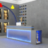 Modern Bar Table - Simple Clothing Store Counter