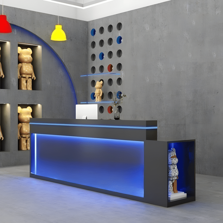 Modern Bar Table - Simple Clothing Store Counter