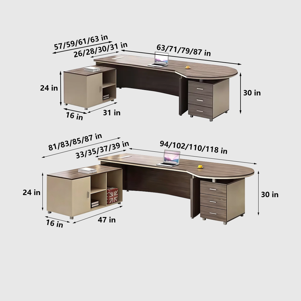 Modern Desks in Minimalist Style for One
