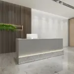 Modern Light Luxury Reception Desk - Maoters