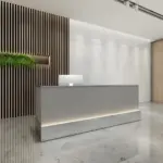 Modern Light Luxury Reception Desk - Maoters