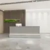 Modern Light Luxury Reception Desk - Maoters