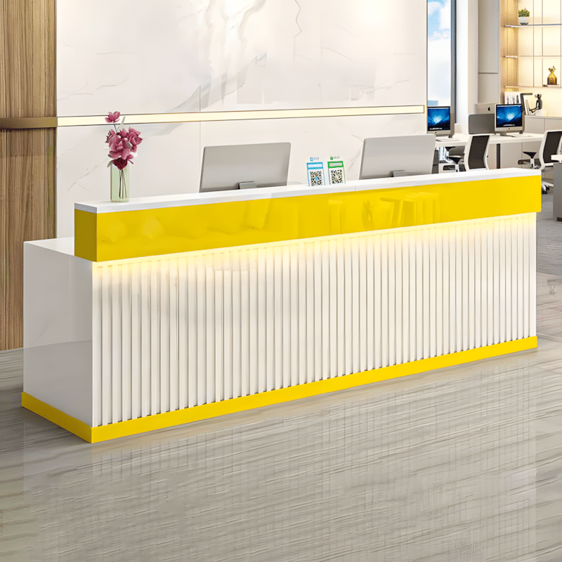 Modern Light Luxury Reception Desk - Maoters