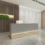 Modern Light Luxury Reception Desk - Maoters