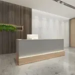 Modern Light Luxury Reception Desk - Maoters